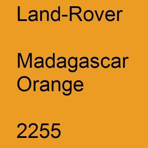 Land-Rover, Madagascar Orange, 2255.